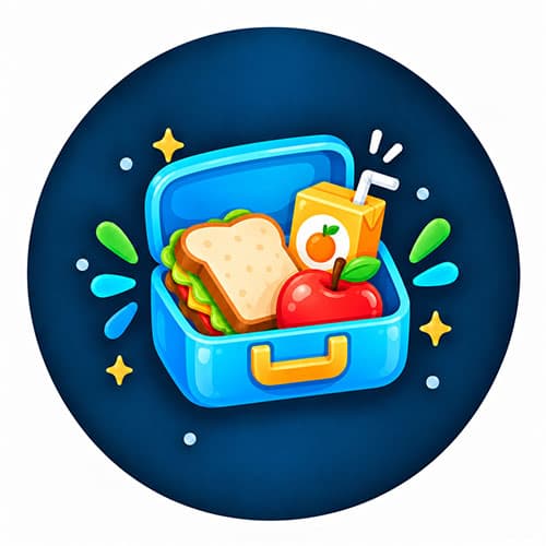 icono «almuerzo en el comedor»